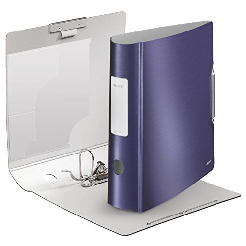5er Packung Leitz 11080069 Qualitäts-Ordner Active Style breit Qualitäts-Ordner Active Style, PP, A4, breit, titan-blau