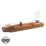 Whisky-Verkostungsset mit Wassertropfer, Topfdeckel & Mini-Whiskyglas - Set enthält Glas-Whisky-Wasserpipette für Scotch, Whisky, Bourbon und Roggen - Whisky-Geschenk von Angels' Share Glas