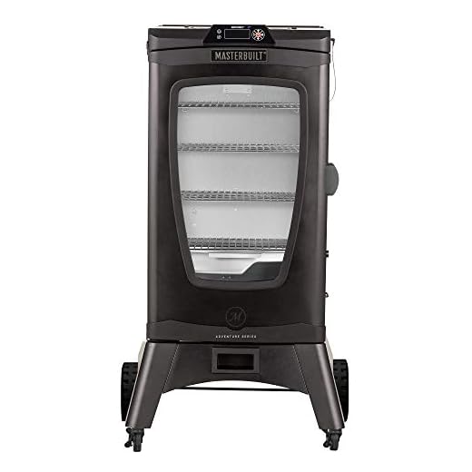 Masterbuilt MB21076819 Adventure Series MES 430G Intelligent Bluetooth Digital Innovative Electric BBQ Smoker Grill, 30 Inch