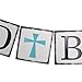 God Bless Banner Baptism Christening First Communion Baby Shower Decoration Bunting Garland Party Supplies Decor Sign Dedication (Blue Cross)