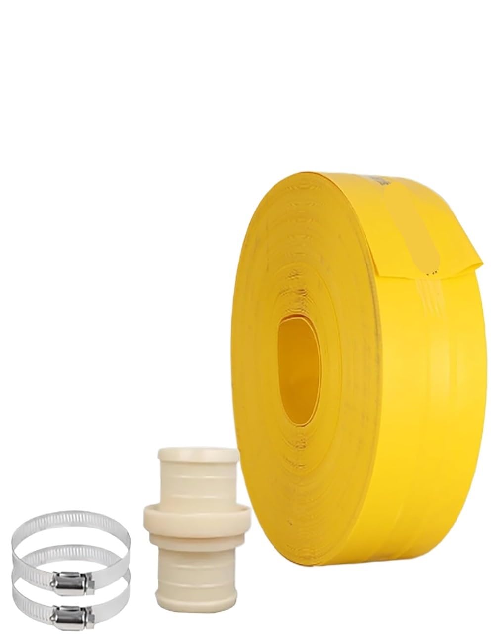 Pool Backwash Hose, Lay Flat Water Discharge Hose PVC 2.5 Inch for Pool Backwash Sump Pump Multiple Lengths(100meter)