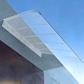 Curved Window Door Awning Awning, Silent rain Cover, Outdoor Awning Garden Awning Patio Porch Awning, Modern Garden Awning, Clear Polycarbonate Cover (Size : 50x280cm/20 x110)