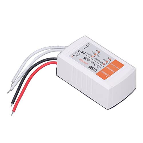 12V 18W LED Driver,12V 1.5A 18W Power, Supply for LED Strip Lights Lamp Bulbs AC 100 to 240V