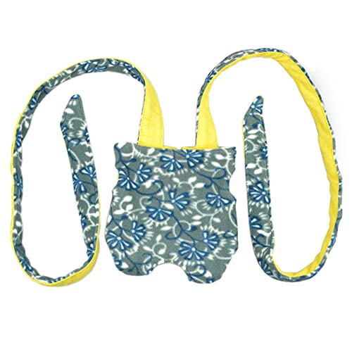 Image of Adjustable Bearded Dragon Sling Chest Carrier Pouch for Reptile to Prevent Them Falling or Slipping from Your Body