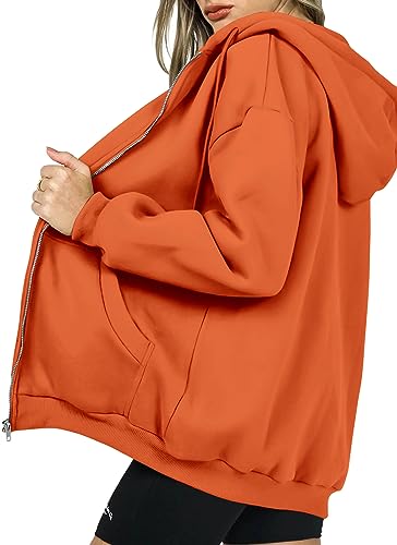 Image of PRETTYGARDEN Women's Fall Zip Up Hoodies Sweatshirts