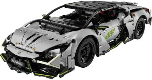 LEGO Technic Lamborghini Revuelto Spor Araba 42214 – 10 Yaş ve Üzeri Çocuklar İçin STEM Destekli Oyuncak Yapım Seti, Süper Spor Araba Tutkunlarına Yaratıcı Hediye Fikri ve Eğitici Oyun (1135 Parça) - Görsel 2