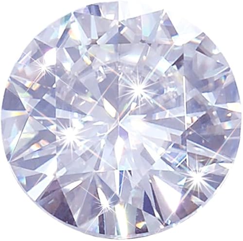 Image of Bague Zircon Stone Cubic Zirconia American Diamond Loose Natural Certified Precious Gemstone