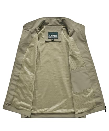 Chaleco de trabajo ligero multibolsillos para caza y trekking 4