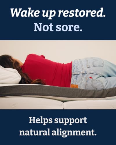 Image of Mattress Topper - 3 Inch Memory Foam Mattress Topper with Cooling Cover for Hot Sleepers - Plush, Thick & Comfy - Pain & Pressure Relief - Twin Size Mattress Pad with Straps & Removable Washable Cover