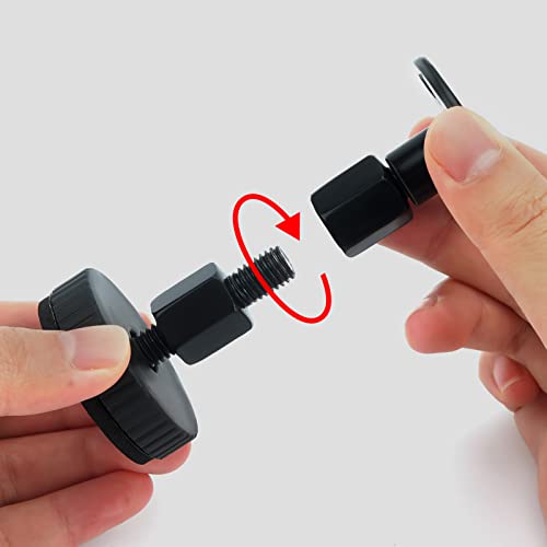 LveSunny 4Pcs Headboard Stoppers for Wall, Adjustable Headboard Stoppers, Bed Noise Stopper for Headboard, Couch, Bed Wall Bumper, Wall Protector, Easy to Install(1.18-2.52In) (Large)