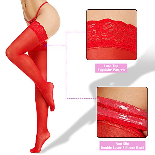 Image of Lidogirl Lace Top Thigh High Stockings