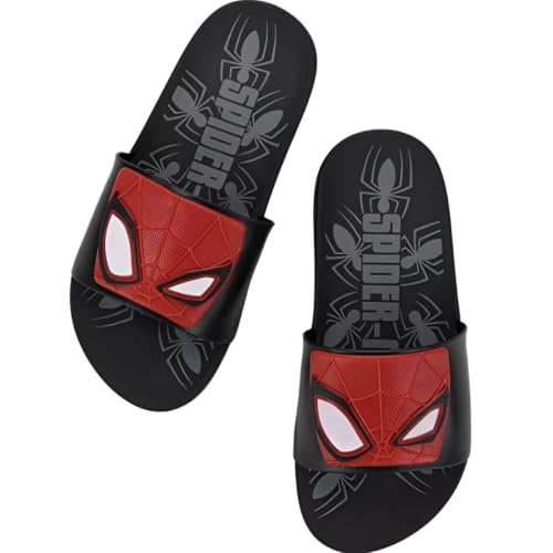 Chinelo Slide Infantil Menino Fácil Calce Homem Aranha View