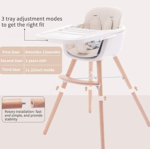 ashtonbee wooden high chair