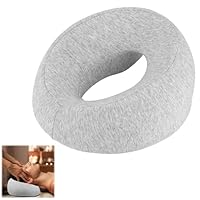 LUFEIS Gesichtskissen, Massage-Gesichtswiegenkissen, Massagekissen Kopf Loch, U-förmiges Lochkissen Massage Kopfstütze, Massagekissen für zu Hause, Schlafkissen Kopfkissen für SPA Salon (1.Generation)