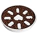 Chewtoyo Stainless Steel Slow Feeder Bowl, Dog, Anti-Choke, Non-Skid Base, 9-Hole Design