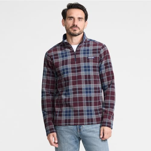 Image of Lands' End Men's Anyweather Fleece Quarter Zip Pullover