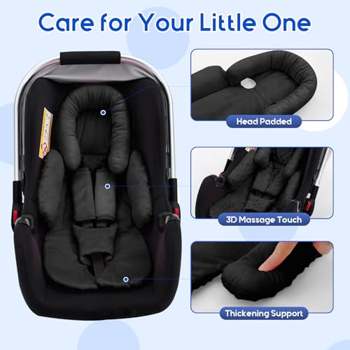 Soporte para cabeza asiento auto bebé con cojines 2 en 1 miniatura 5