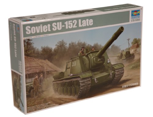 Maquette Soviet SU-152 Late Trumpeter : fini les ajustements complexes sur les chars 1/35