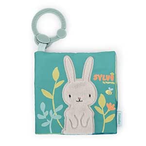 Ingenuity Storytime Sylvi Soft Baby Crinkle Book - 6 Pages - Sensory Surprises for Infants