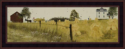 Bringing In The Sheaves 11x27 Framed Print