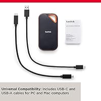 SanDisk Extreme PRO Portable SSD Externe SSD 2 TB & Ultra USB 3.0 Flash-Laufwerk 128 GB (SecureAccess Software, Passwortschutz, Übertragungsgeschwindigkeit von bis zu 130 MB/s) Schwarz – Ansicht 3