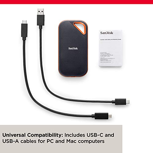 SanDisk 4TB Extreme PRO Portable SSD - Up to 2000MB/s - USB-C, USB 3.2 Gen 2x2, IP65 Water and Dust Resistance, Updated Firmware - External Solid State Drive - SDSSDE81-4T00-G25 by SanDisk - Image 4