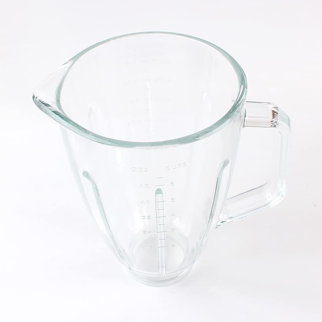 Reemplazo De 5 Tazas 40 Oz Redondo Vidrio Licuadora Jarra Y Contenedor 5 Tazas Sustituye El Frasco 3310-656 Para La Licuadora Hamilton Beach - Foto 11