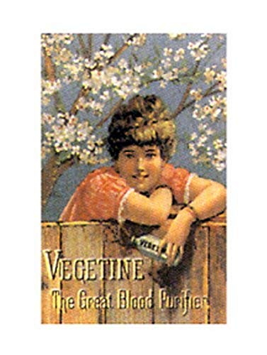 BUY ART FOR LESS Vegetine 8 X 10 Poster, Floral, Vintage AD, Little Girl Image, Apple Blossoms, Decorative, Girls Room, Portrait