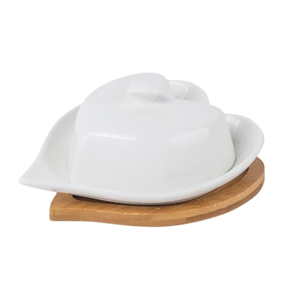 ZYYANSHOP Butter Dish Butter Dish Reusable Heart Shaped Keeper for Kitchen