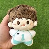 Mini Plush Anime Stuffed Figure Cute Cartoon Character Bag Pendant Bag Accessories-12cm Mini Plush Toy (Oikawa Tooru)