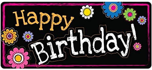 Happy Birthday Magnet Decoration, 12x5