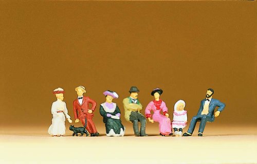 Preiser 12137 Seated People 1900 (7)