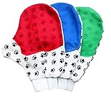 YUNGYE Haustier Hund Reinigungsbürste Pflege Kamm Tier Massage Haarentfernung Bad Handschuh Kamm Zufällige Farbe (Color : Random Color, Size : Free Size)