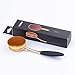 Large Rose Gold Foundation contour Round Toothbrush Oval Makeup Brushes 4pcs