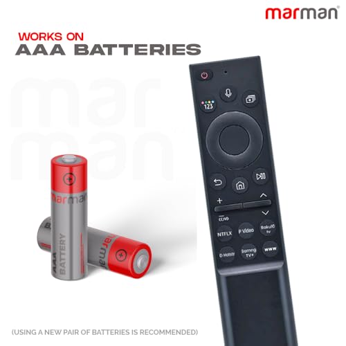 Image of marman Compatible with Samsung Smart Tv Remote Control Original Model RM-G2500 with Bluetooth and Voice Command Feature with hotkeys Suitable for 6 /7 /8 Series TV HD UHD 4K LED QLED - Pairing Must
