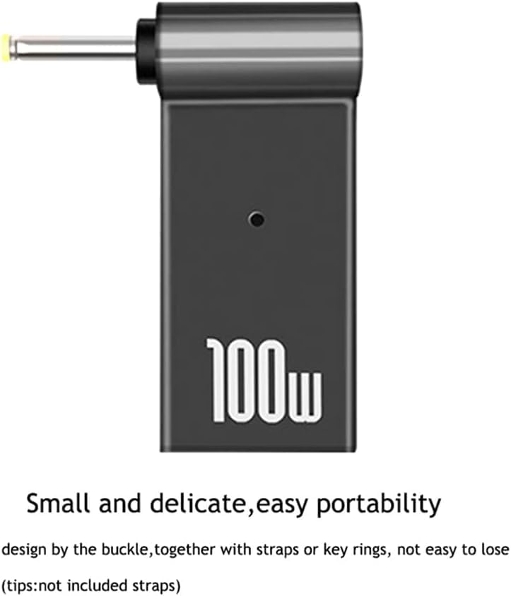 Image of Tobo PD 100W Laptop Charger Adapter Connector USB Type-C Female to DC Male Jack Socket Converter for Acer Samsung Lenovo (5.5x2.5mm) TD-1262CC