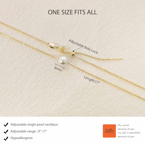 Image of Zeffy Pearl Necklace 4MM /6MM /8MM Dainty Round Imitation Pearl Choker Necklace Wedding Pearl Necklace Delicate Jewelry for Women Simple Bridesmaid Jewelry Gifts