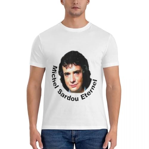 Photo de weUGHe2ND3 Michel-Sardou-Eternal-T-Shirt-t-Shirts-for-Men-Pack-Oversized-t-Shirt-Men-t