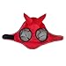 Horse Fly Mask with Ears, 3D Mesh Around Eyes, Fly Masks for Horses, Breathability for All-Day Comfort - Reflective Strips & Ear Saver(red)