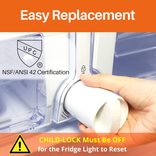 Puroflo Da29-00020B Replacment For Samsung Water Filter, Compatible W/ Haf-Cin/Exp, Rf263Beaesr, Rf28Hfedbsr, Rf263Teaesg, Rf28Hdedbsr, Rf4287Hars, Rf4267Hars, Haf-Cin Refrigerator Water Filter 3Pack #TOP4