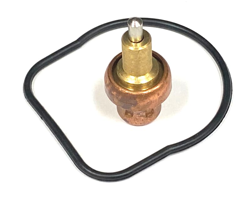 PARTSDEPOT Verna Thermostat & Seal 436195, 336947 Compatible with Johnson/Evinrude 4-300 Hp