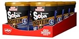 Nissin Cup Noodles Soba Protein – Yakitori Chicken, 8er Pack, Wok Style Instant-Nudeln mit Yakitoi-Geschmack und 18g Protein pro Becher, schnell im Becher zubereitet (8 x 90g)
