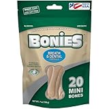 BONIES Natural Dental Bones Multi-Pack MINI (20 Bones / 7 oz)