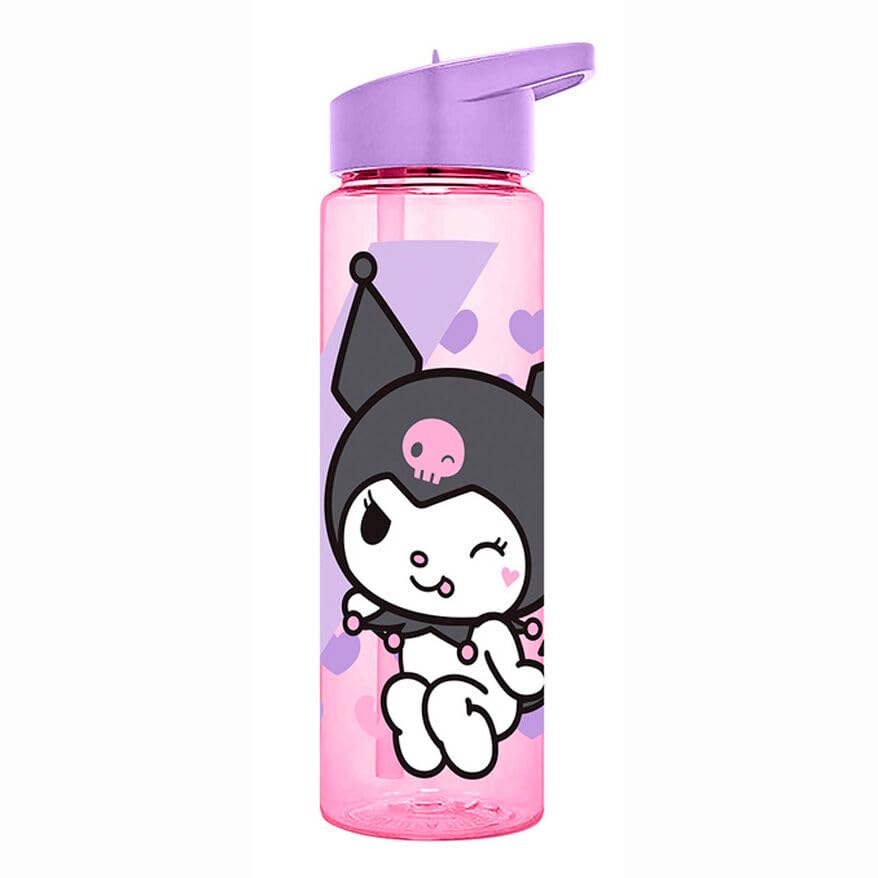 Kids Licensing - Plastic bottle 600 ml of Kuromi, Sanrio