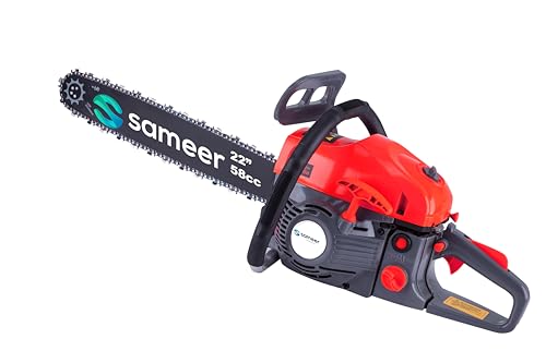 Sameer Chain Saw 22 inch 58cc SC-58 Fuel Chainsaw (B0CYQ6PQMY) Amazon Price History, Amazon Price Tracker