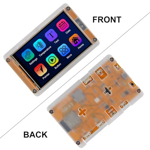 Image of 2Set 4.0 Inch 320x480 ESP32 Resistive Touchscreen Display 4.0'' TFT LCD Module Acrylic Case Compatible with Arduino IoT Projects