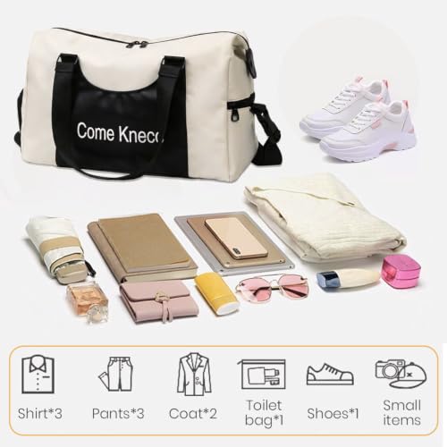 Image of PALAY Gym Bag with Shoe Compartment Large Oxford Cloth Travel Duffels | color blocking, water-resistant, adjustable strap, trolley case strap, suitable for workout, vacation, short trip
