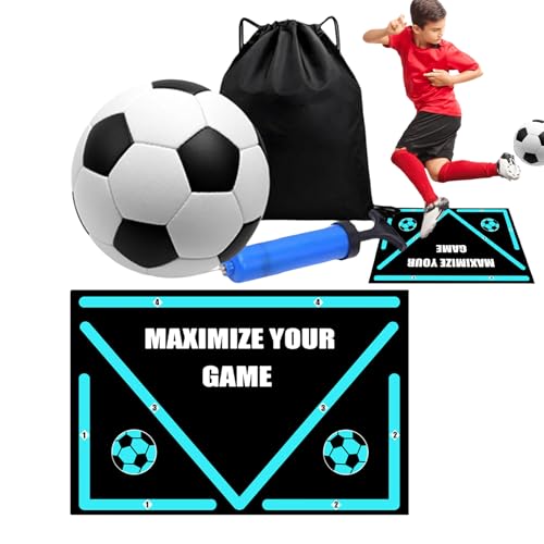 Tapis de compétences de football antidérapant pour intérieur