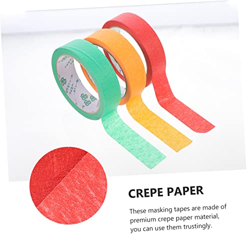 Hemobllo 21 Rolos adesiva de papel de arte decorativa para artesanato saída decoracao fitas adesivas