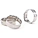 Glarks 20Pcs 304 Stainless Steel Adjustable 21-44MM Range Worm Gear Hose Clamps Assortment Kit, Fuel Line Clamp for Water Pipe, Plumbing, Automotive and Mechanical Application (21-44MM)